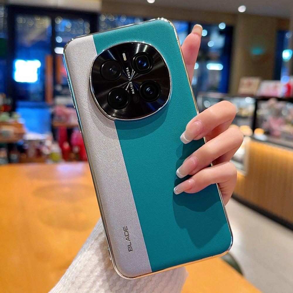 Etui na Honor Magic7 Pro 5G Łączone Skóra PU+TPU Elektroplaterowana Osłona na Telefon