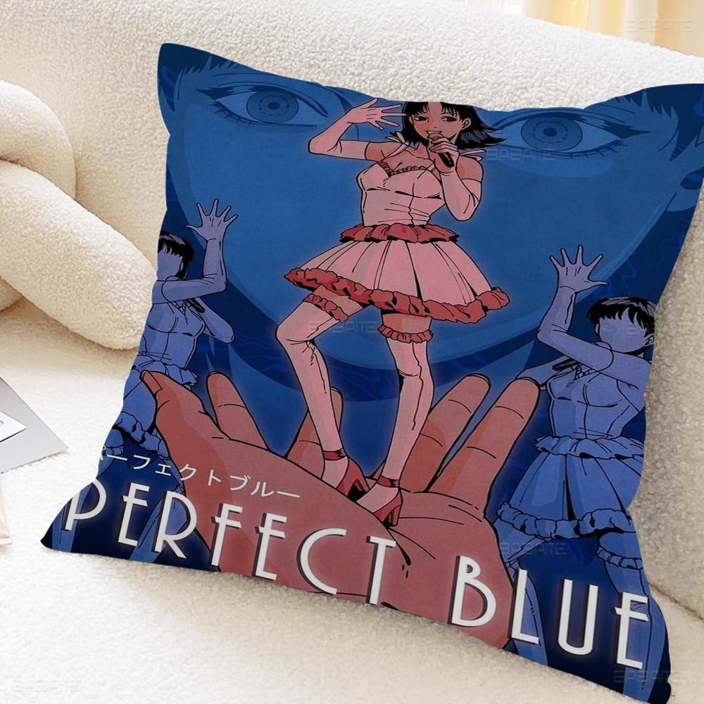 Japan Anime Perfecta Blue Pillow Cover For Bedroom Room And Living Room Sofa Decorative Cushion Cover