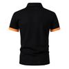 Men's Summer Colorblock Botton Short Sleeve Top Men's Casual Fashion Shirt