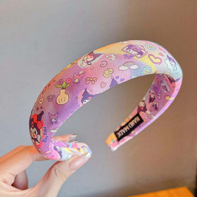 2024 Korean Green Headband & Hairpin for Girls - Trendy Douyin Style High-Value Headdress for Kids