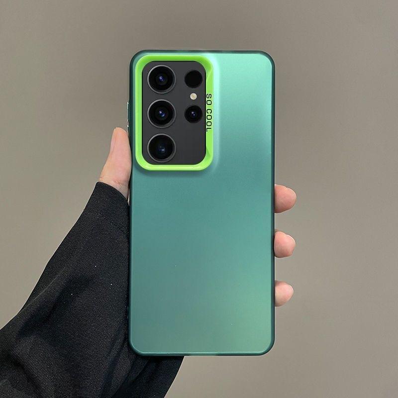 Suitable for Samsung S25 Mobile Phone Case Color Silver S23 S22 S21ultra New Protective Case Anti Fall Simple S24