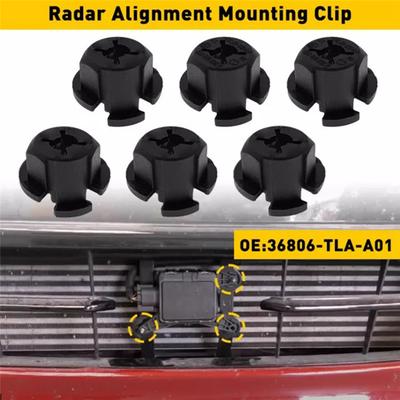 6 Pcs ACC Radar Alignment Mounting Clips Buckle For Honda Civic Accord CR-V Interior Accessories 36806-TLA-A01-A02G