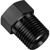 EVIL ENERGY 1/8" NPT Plug Male Hex Head Fitting Adapter Aluminum Black