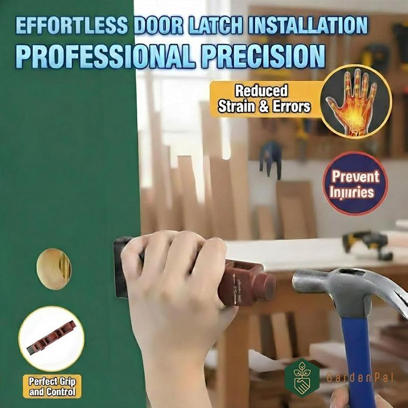Utensile per scanalatura di chiusura porta per rimuovere materiale Rapido da installare o sostituire Serrature per porte di spessore 1-3/4" o 1-3/8"