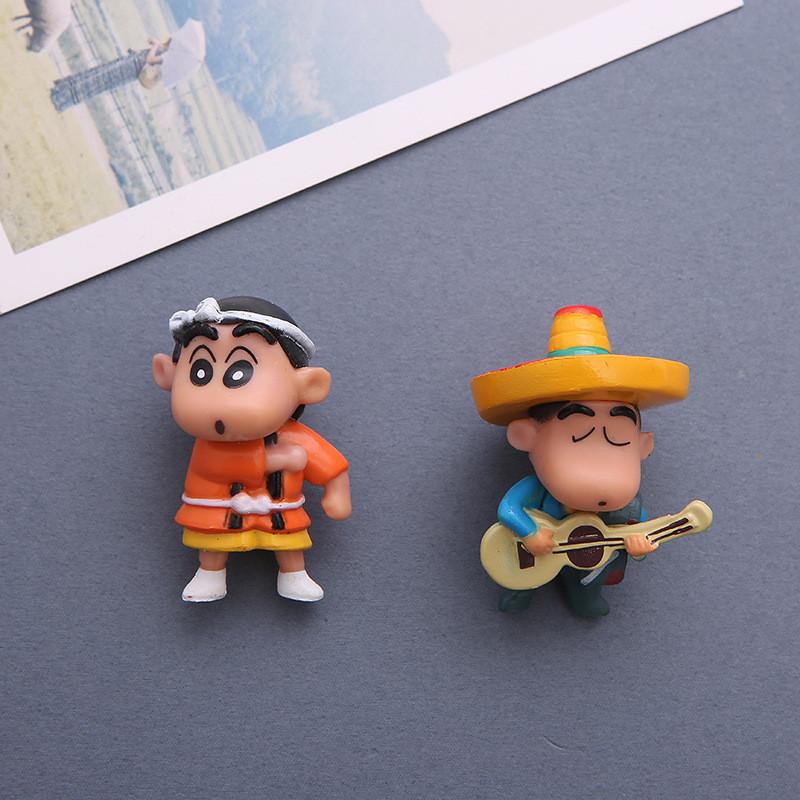 Adorable Crayon Shin Chan Pvc Figure Collectible For Kids Birthday Gift Decoration