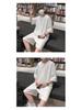 2024 Sommer Koreansk Gutt Sportdress i Hong Kong-stil: Løs T-skjorte & Enkle Femlommershorts