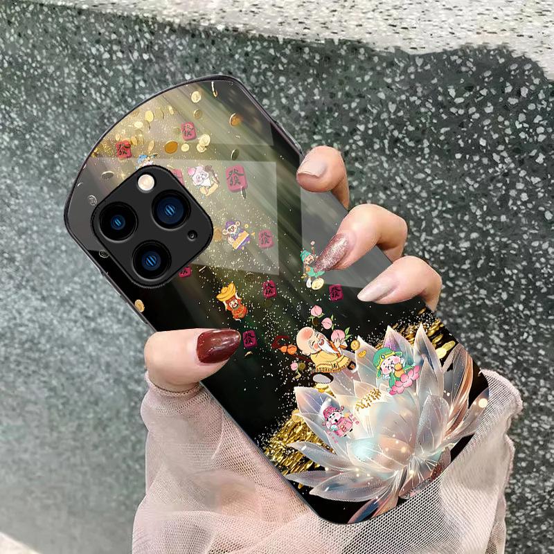 Kompatibel mit Apple 15Pro, 14max, Elliptical, xsmax, God of Wealth, xs, Internet Celebrity, 8, Fortune, 11 für eine perfekte Passform.