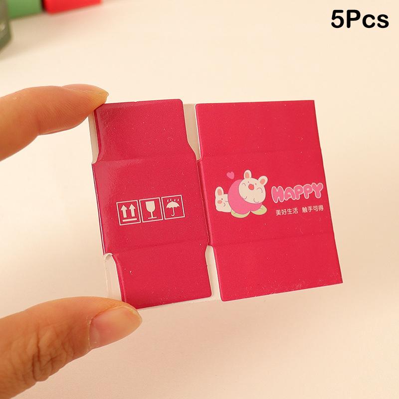 5Pcs/1Set Mini Carton Express Box Miniatura Express Box Decoração Brinquedo Boneca Casa Decoração