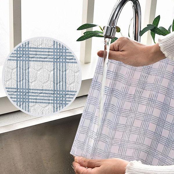 WTEMPO 3-Roll Kitchen Paper Towels Water/Oil Absorbent Wet Dry Dual Use Food Grade Tear-off Reusable Washable Lazy Rag Dishwashing Cloth