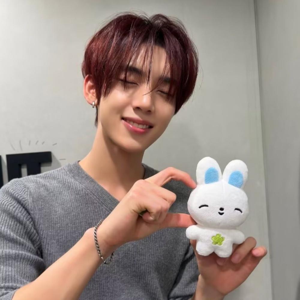 10Cm Plush Keychain And2Ble Zhanghao Ricky Han Yujin Fans Pop Up 3D Cartoon Pp Cotton Soft Embossed Plush Toy Fans Bag Charms