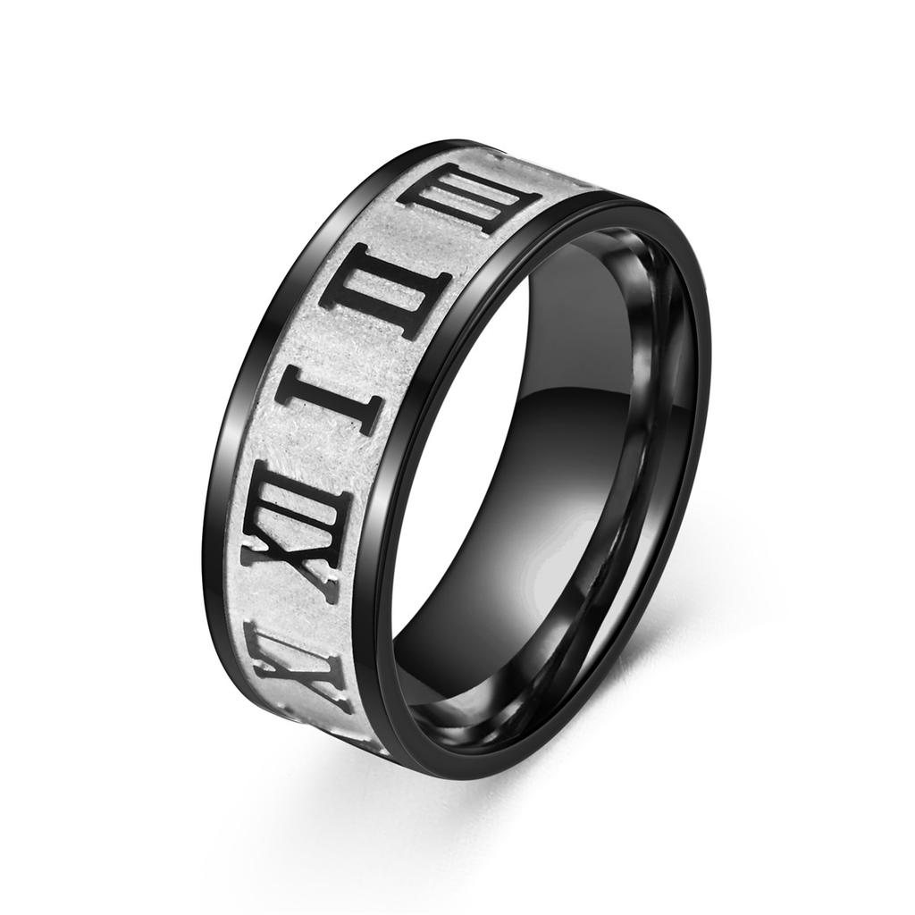 Trendy Titanium Steel Evil Eye Ring Hip Hop Stylish Finger Jewelry