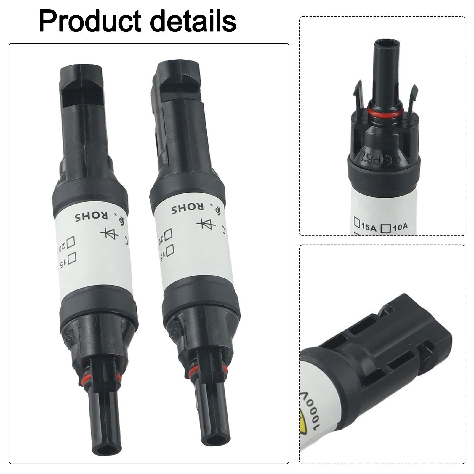 

Heavy Duty Photovoltaic Diode Connector 30A with Antireverse Flow Technology Perfect for Outdoor Solar Installations China Mainland