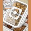 ABS Snackle Box Container With Time Record Party Or Picnic Snack Trays With Compartments Snack Boxes