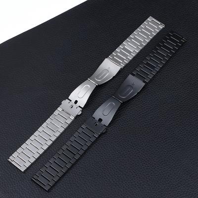 18mm 20mm 22mm Steel Watch Strap for Samsung Gear S5 S4 S3 Frontier Classic Watch Band for HUAWEI 41mm 42mm 46mm Accessorie