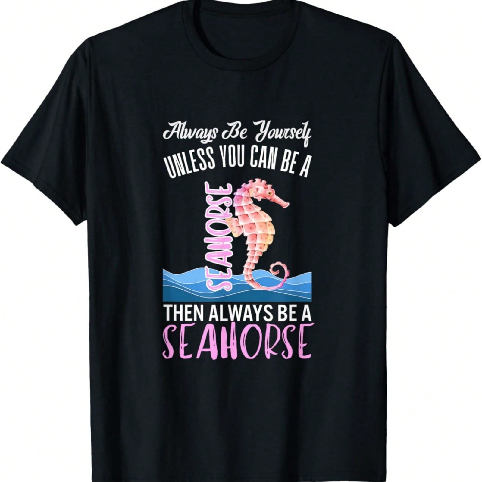 Seahorse Shirt Girls Underwater Ocean Animal Seahorses T-Shirt S разноцветный
