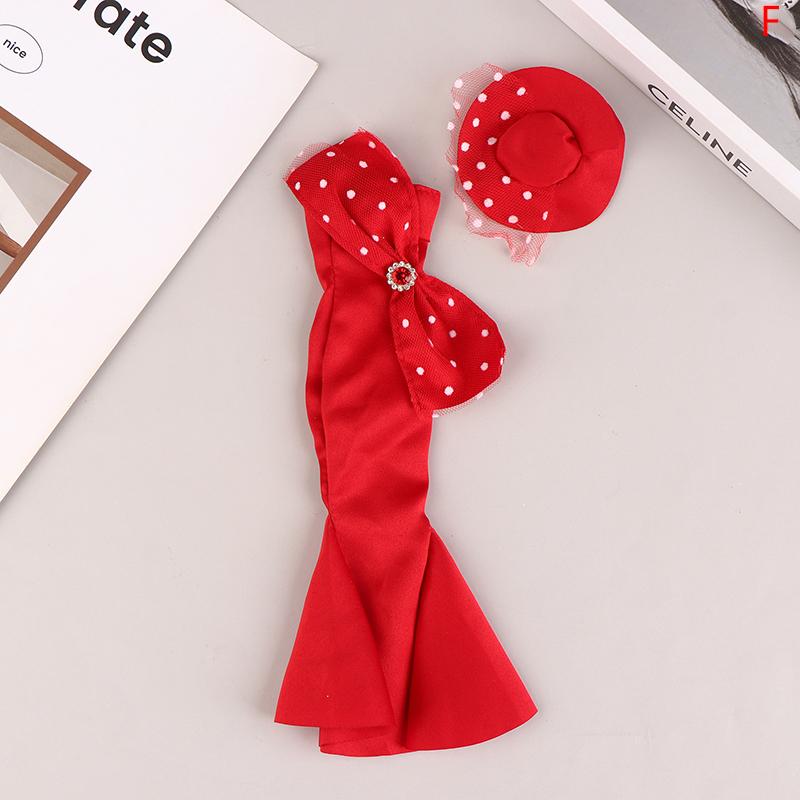 

Кукольная одежда для кукол 30 см, платье принцессы, юбка со шлейфом, вечернее платье, свадебное платье, декор кукольного домика