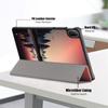 For Huawei MatePad SE 11 2024 Case Tri-folding PU Leather Painted Stand Smart Cover Funda For MatePad SE 11 inch AGS6-W00