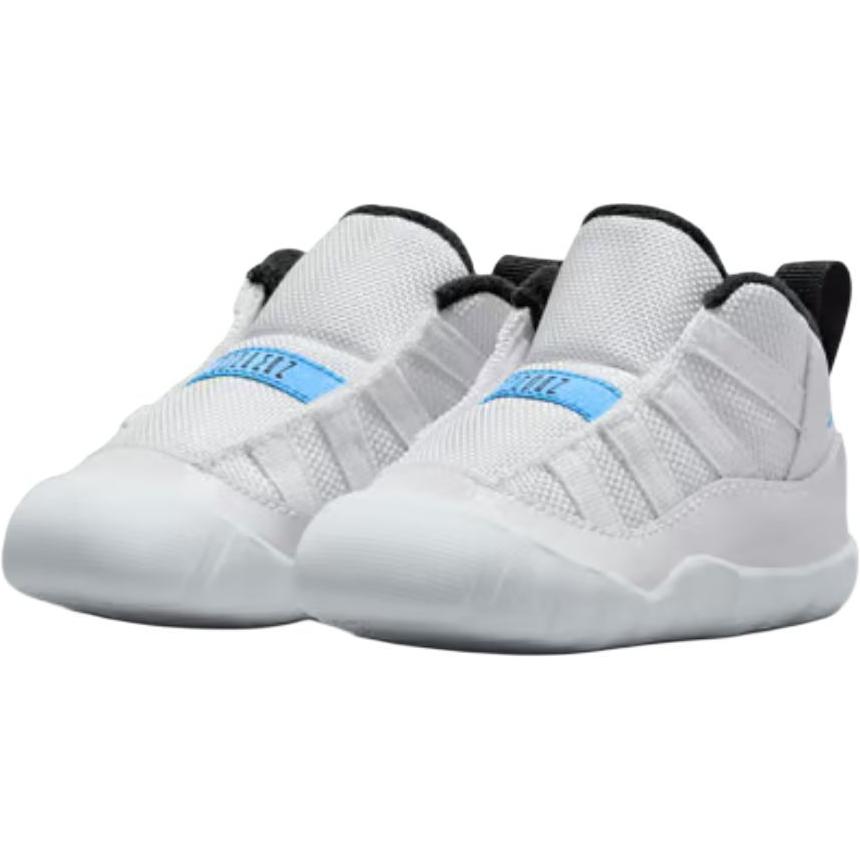 Air Jordan 11 Retro CB Legend Blue / Columbia 2024 Baby Sneakers White Black CI6165-104
