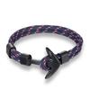 European and American Trends, Boat Anchors, Men's Aircraft Bracelets, Polyester Rope Jewelry
