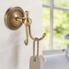 Wall Mounted Towel Hanger Hook Antique Gold Robe Hook  Bathroom Entryway Closet  Kitchen