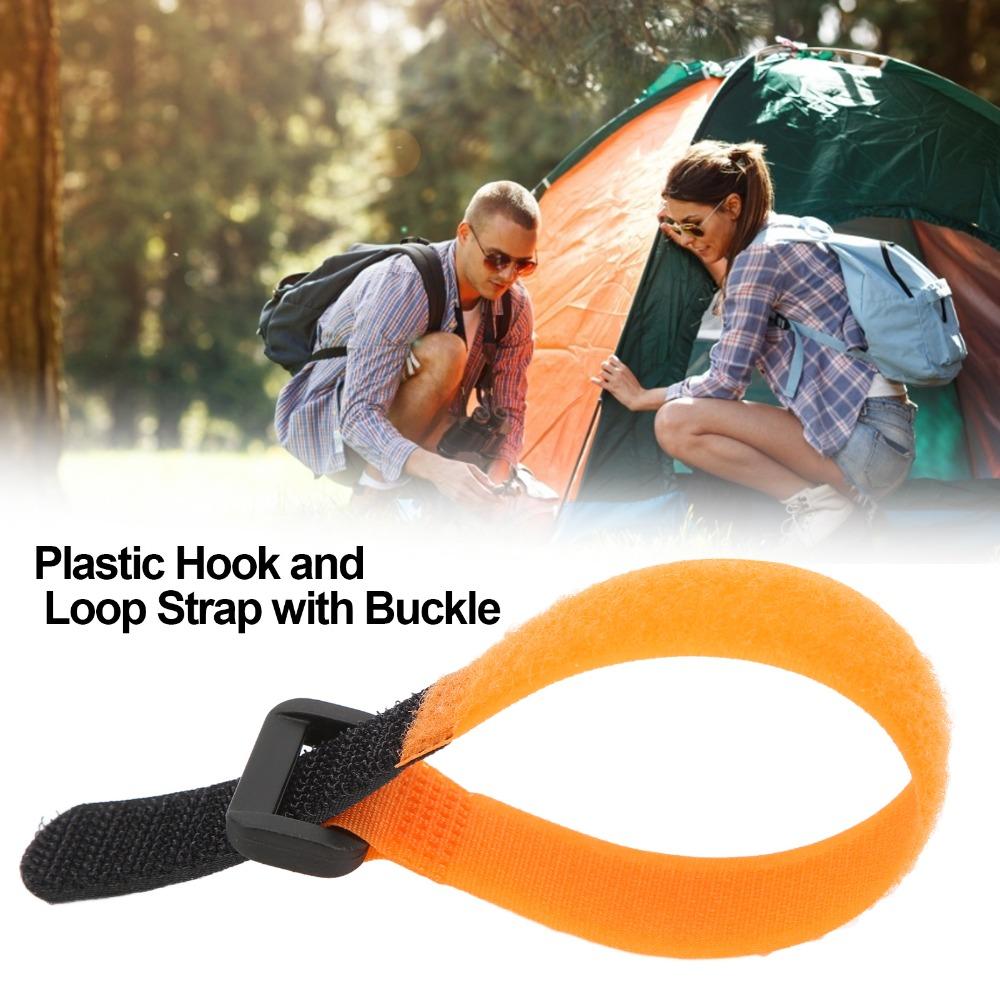 30 Pcs With Plastic Buckle Hook and Loop Strap Adjustable Goal Net Support Straps  Soccer Training