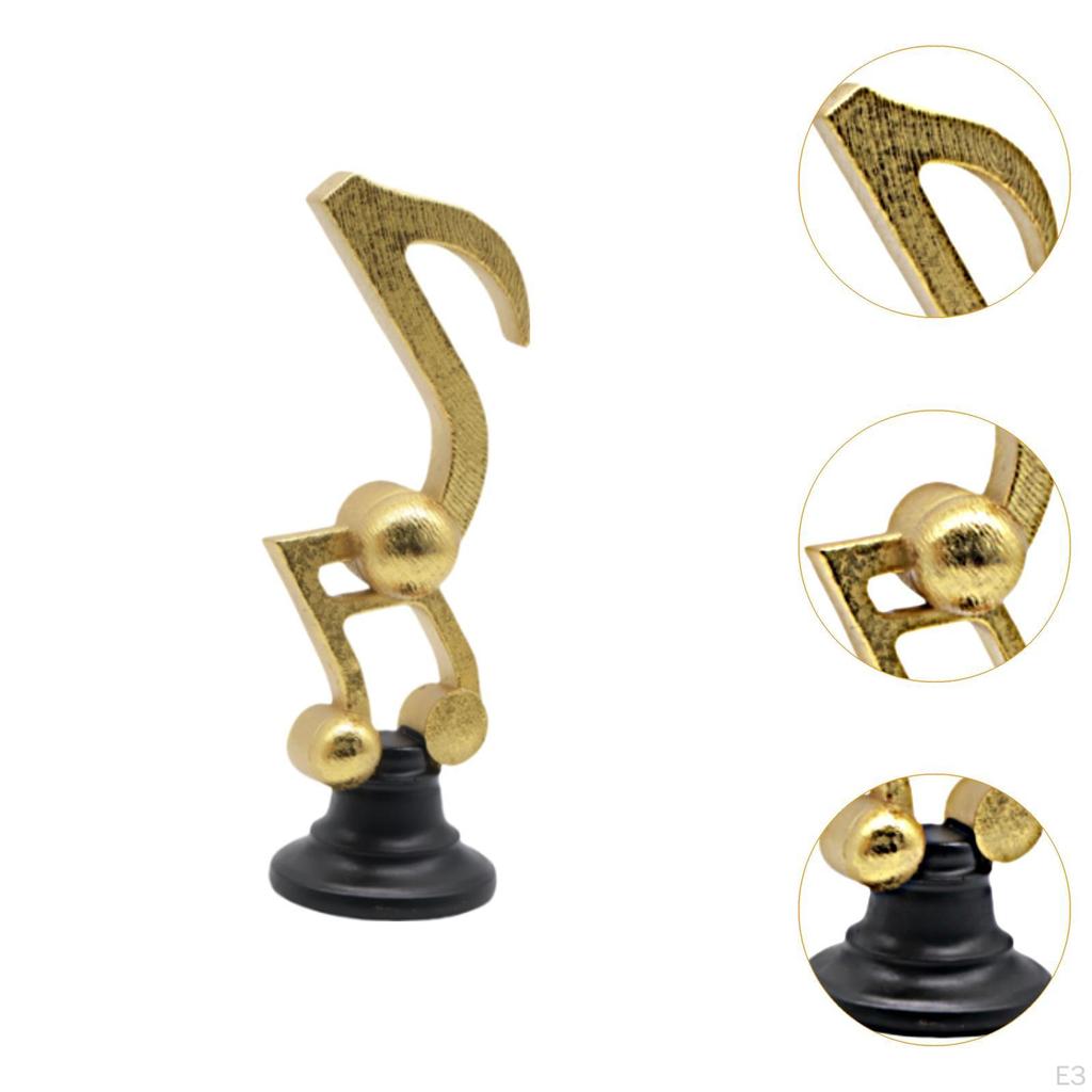 Sculpture, Music Note Figurine, Table Center, Office Ornament for Library