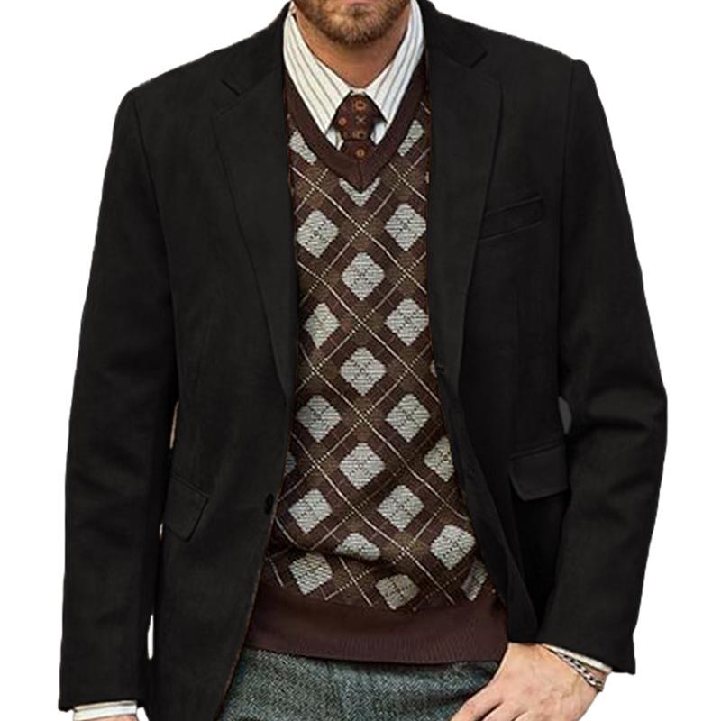 New Casual Men's Suit Fashion Large Size Jacket