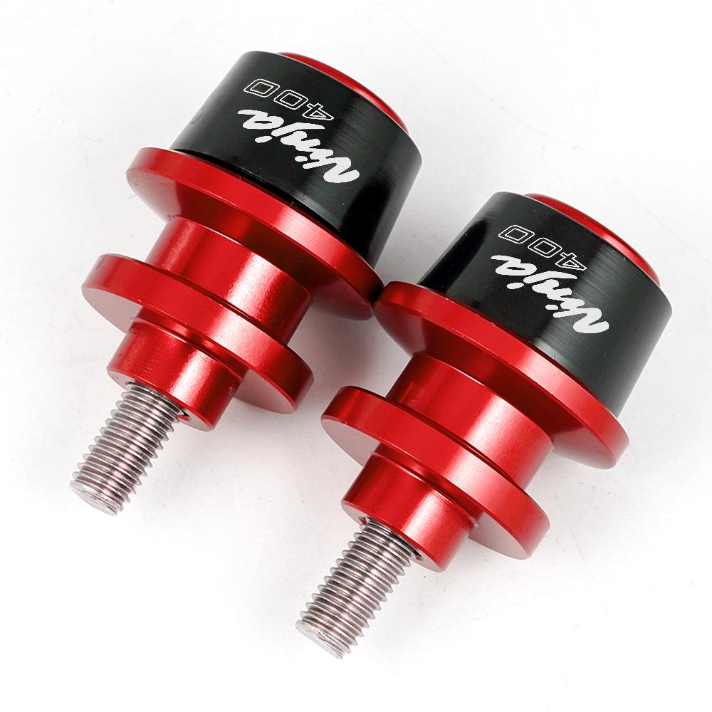 Motocykl hliníkové cívky kyvné vidlice Šrouby zadního stojanu Posuvníky Příslušenství pro Kawasaki NINJA400 NINJA 400 2018- 