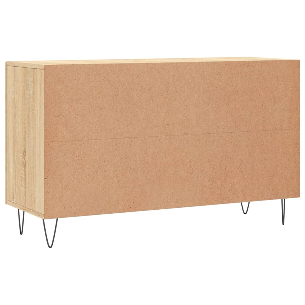 Vidaxl Komoda, Dąb Sonoma, 100X36X60 Cm, Materiał Drewnopochodny