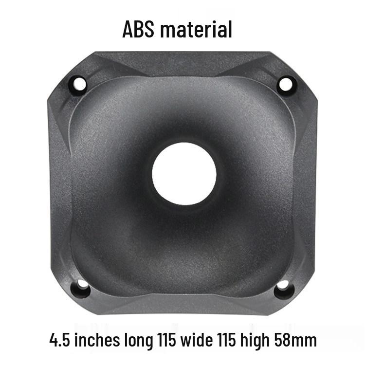Speaker Tweeter Horn Driver: 4-14 inch, Flat/Screw Mouth, Plastic Horn