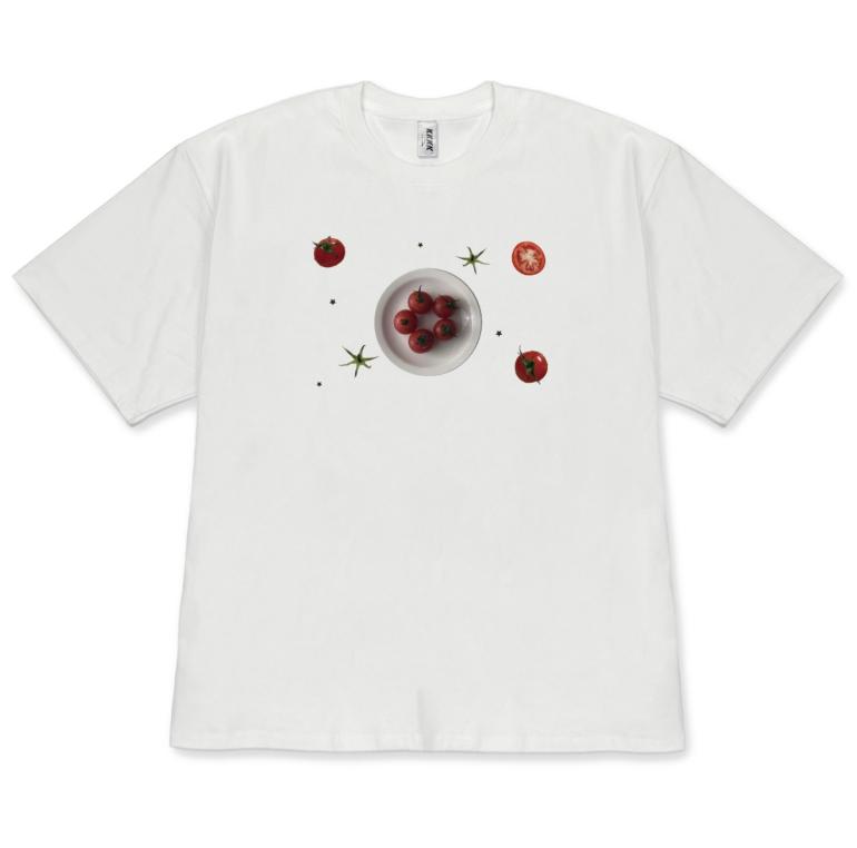 Minimalist TShirt Short Sleeve Aesthetic Cherry Tomato GraphicCute Food Print Tops Casual Tee for Women Unisex Fashion Versatile S