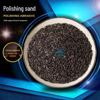 Black, White, Grey, Brown Sandblasting Sand: 36#46# for Hardware Polishing