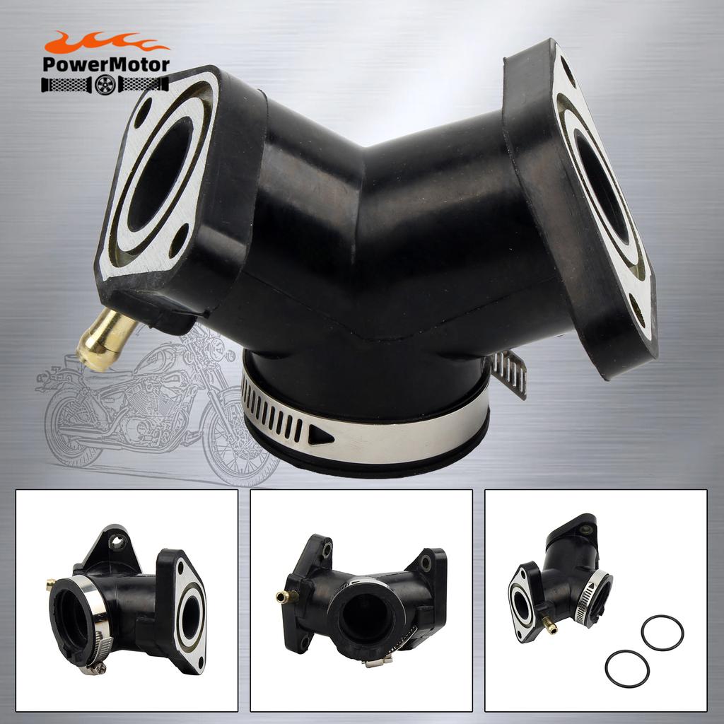 1988-2011 Für Yamaha Virago XV125 XV250 Motorrad Vergaser Schnittstellenadapter Verbindungsrohr Krümmer Moto Zubehör