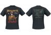2026 Hot Unisex Megadeth Peace Sells T Shirt Vintage Thrash Metal Rock Album Cover Graphic Tees Short Sleeve Cotton Tshirt