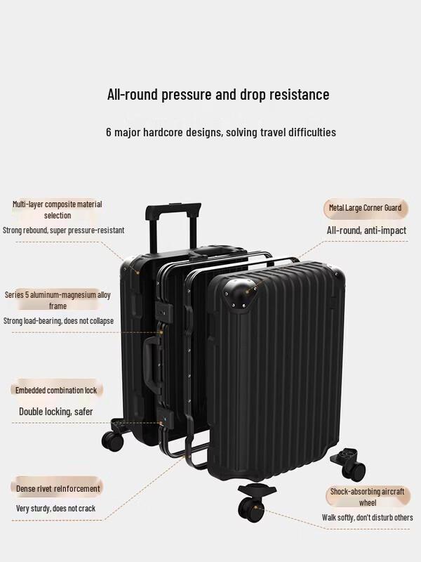 OIWAS Armor Series Hardside Carry-On Luggage