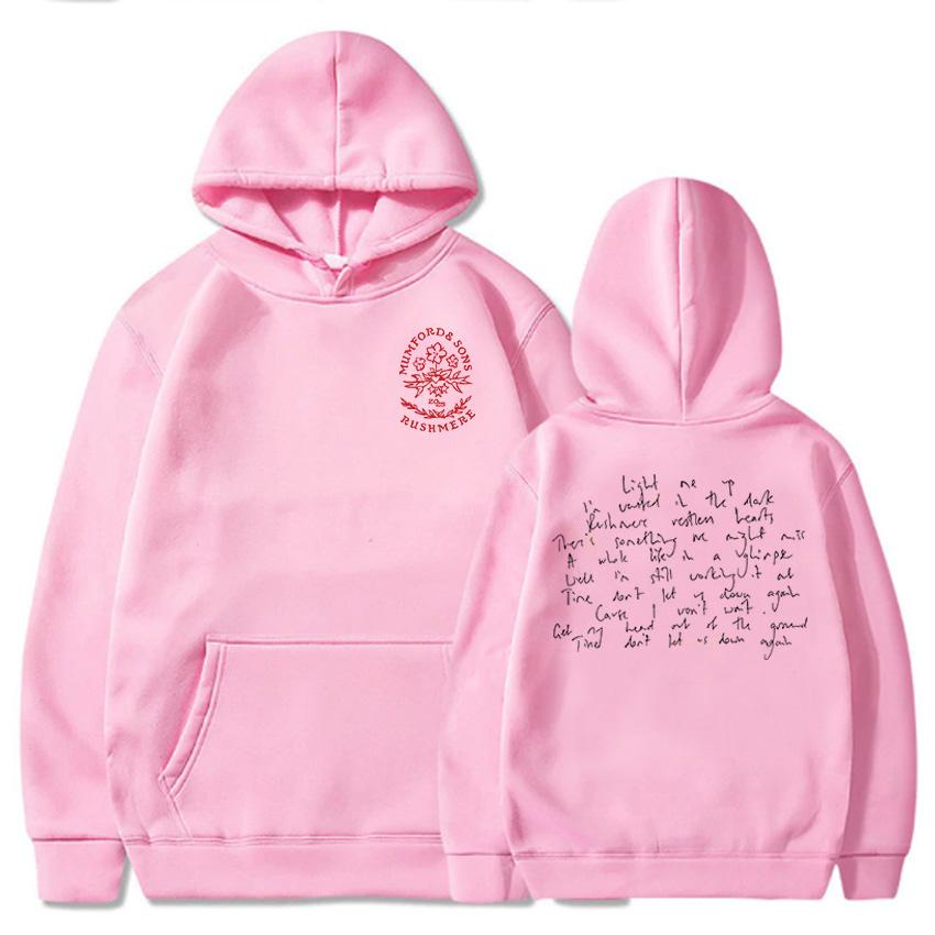 Mumford & Sons RUSHMERE Album 2025 Hoodies Long Sleeve Pocket Unisex Sweatshirts Moletom Feminino Graphic Hooded Women Pullovers