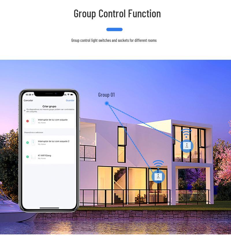 WiFi Smart Socket with APP & Alexa Voice Control