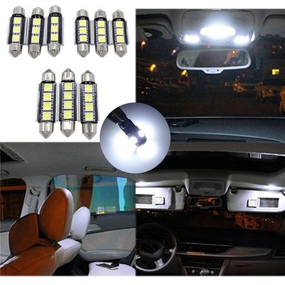 16 Stück Weißes Auto LED Licht Canbus Innenraumleuchten Paket Vordere Deckenleuchte Leseleuchte Dekorlicht für VW Passat B6 2006-2010
