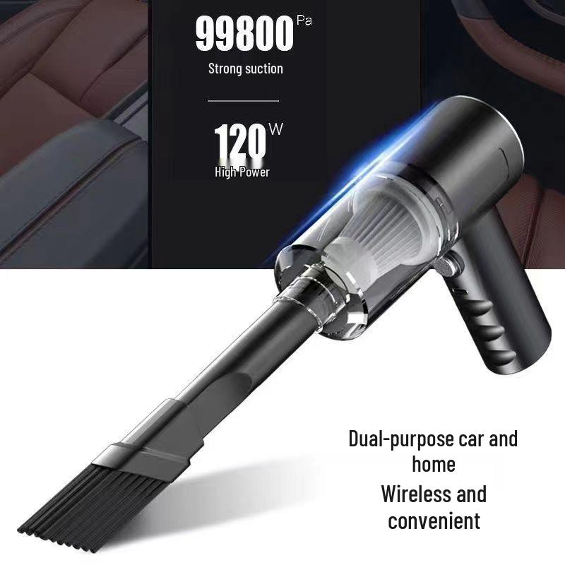 Wireless Rechargeable Handheld Car Vacuum Cleaner - Powerful for Home, Sofa, and Desktop
