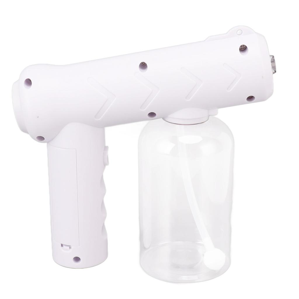 Nano Cleaning Sprayer Rechargeable Blue Light Portable Handheld Alcohol Atomizer for Home Garden