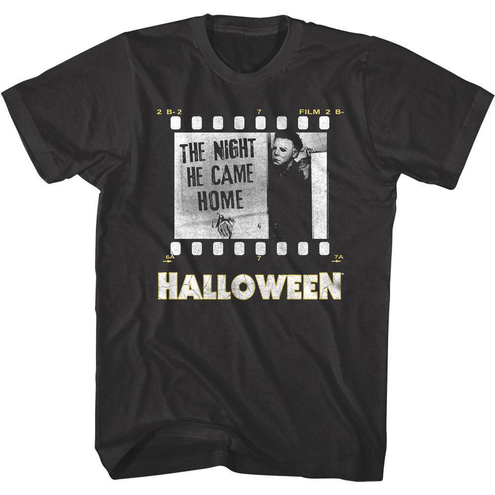 Halloween Horror Movie Reel Men T Shirt XXXL