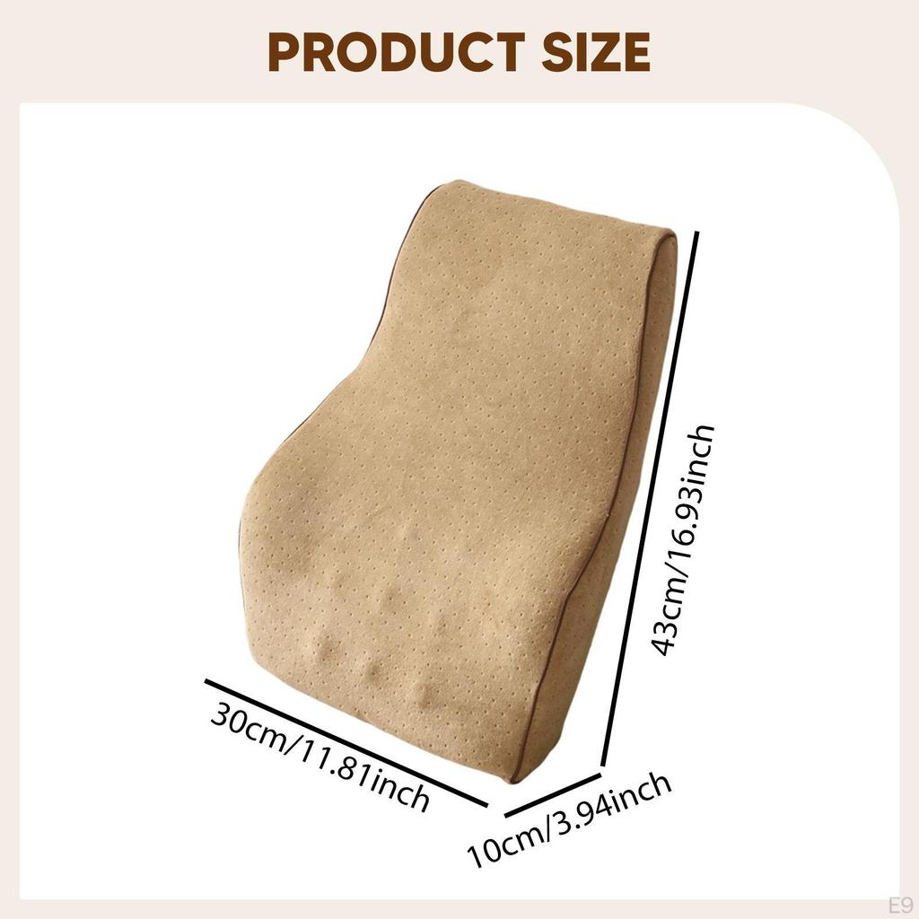 Support Pillow Back Cushion Rest with Adjustable Straps for Working