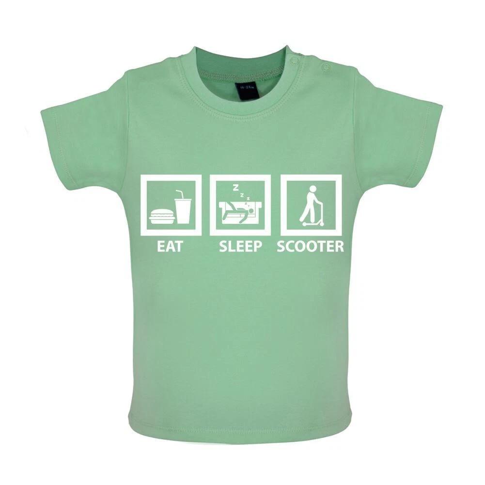 

Eat Sleep Scooter - Kids T-Shirt / Body - Rider Scooting e-Scoot Ride 120