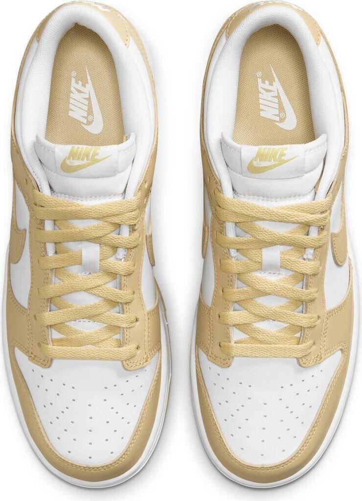 Кроссовки Nike Dunk Low Retro белый/белый/белый/командное золото