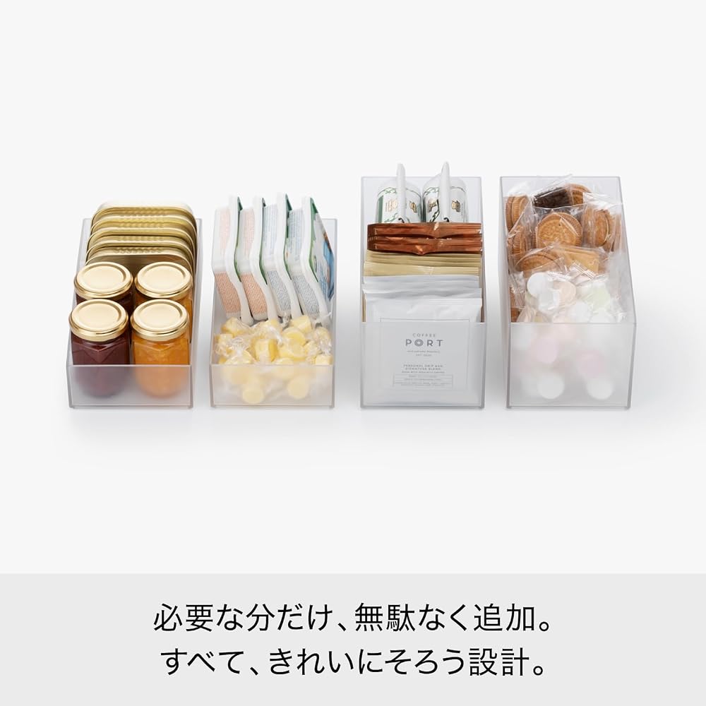 Like-it Tidy-Up Box, Shallow Inner Type, TD-01 White - A versatile storage box that neatly