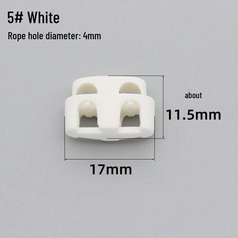 Snur elastic pentru copii, cataramă pentru nas de porc cu două găuri pentru jachete, pantofi și pălării