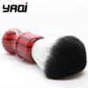YAQi Evil Zebra 26mm Synthetic Hair Shaving Brush for Men Black And Red Handle Men's Grooming Essential