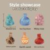 New Acrylic Refrigerator Magnet Magnetic Special-Shaped Fridge Magnets 3D Art Vase Series Flower Arrangement Stereo Decorative