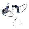 1 Pair Motorcycle Rear View Mirror 360 degrees  Rotatable   Glass Clear     Handlebar Side Mirror