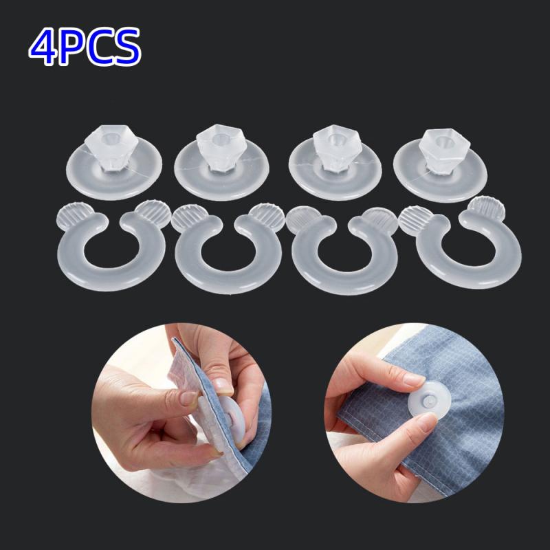 

12/6/4 шт. нескользящие простыни фиксированные зажимы зажим пододеяльник захват крепления матрас многофункциональный держатель одеяла застежка Главная